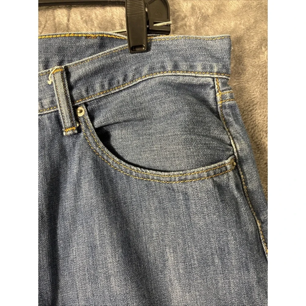 Levis 501 Original Fit Jeans Mens 38x30 Medium Wash Blue Straight Leg Button Fly